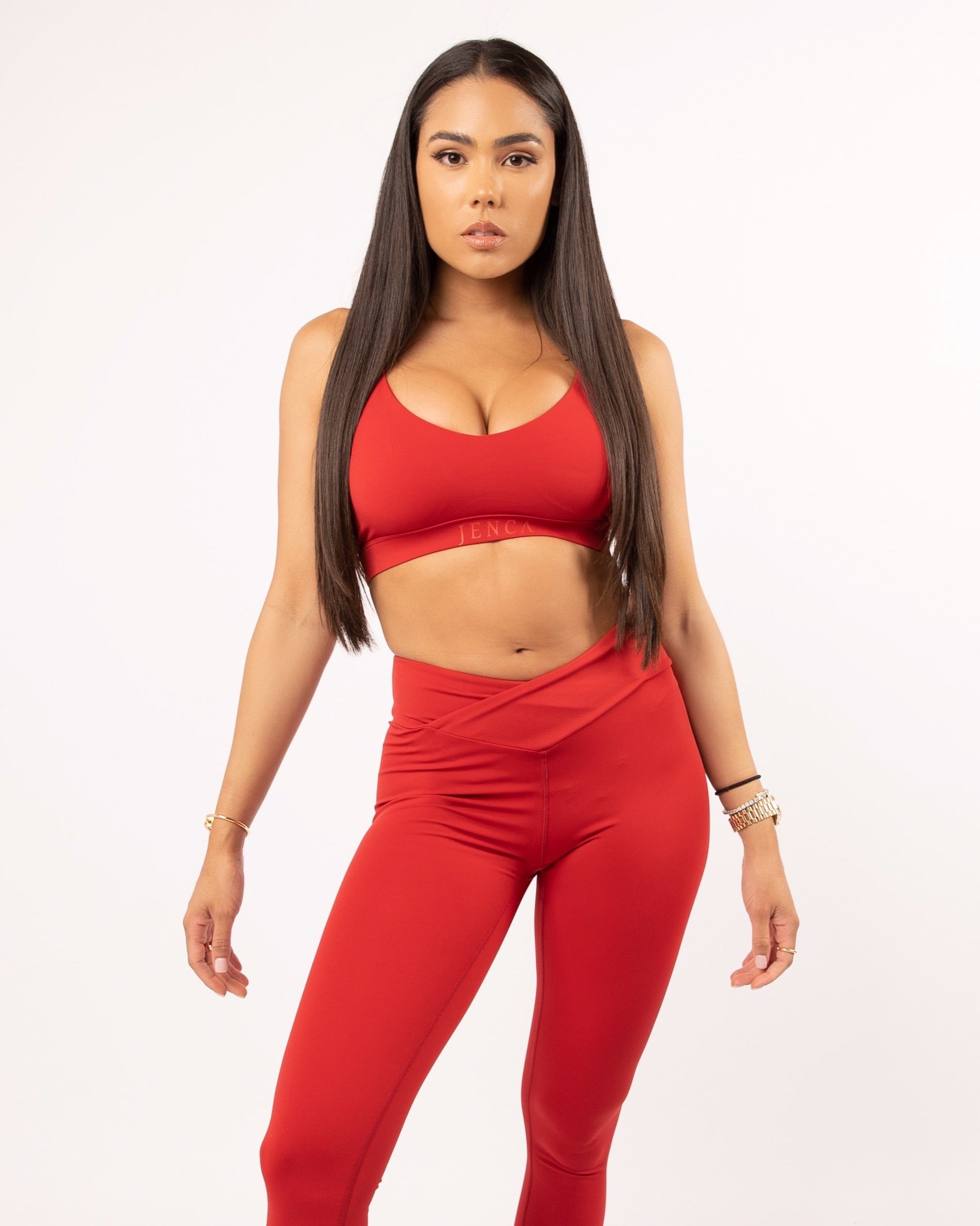  Red Sports Bra